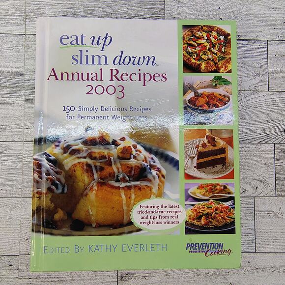 Eat Up Slim Down 2003 Annual Recipes Cookbook by Prevention Health GOOD - Picture 1 of 14